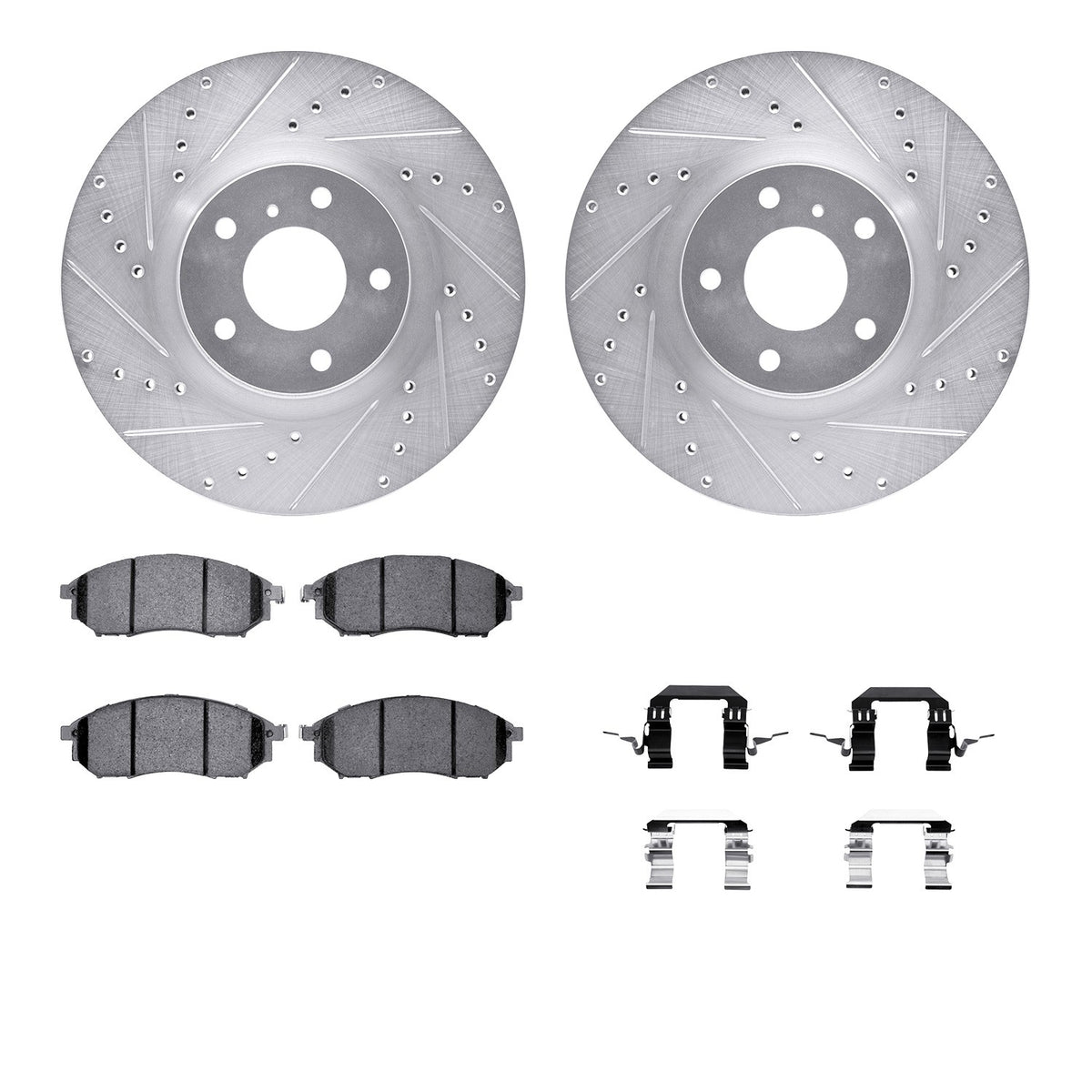 Dynamic Friction Company Disc Brake Kit 7612-67002