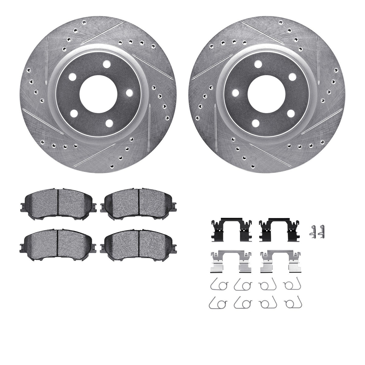 Dynamic Friction Company Disc Brake Kit 7612-67014