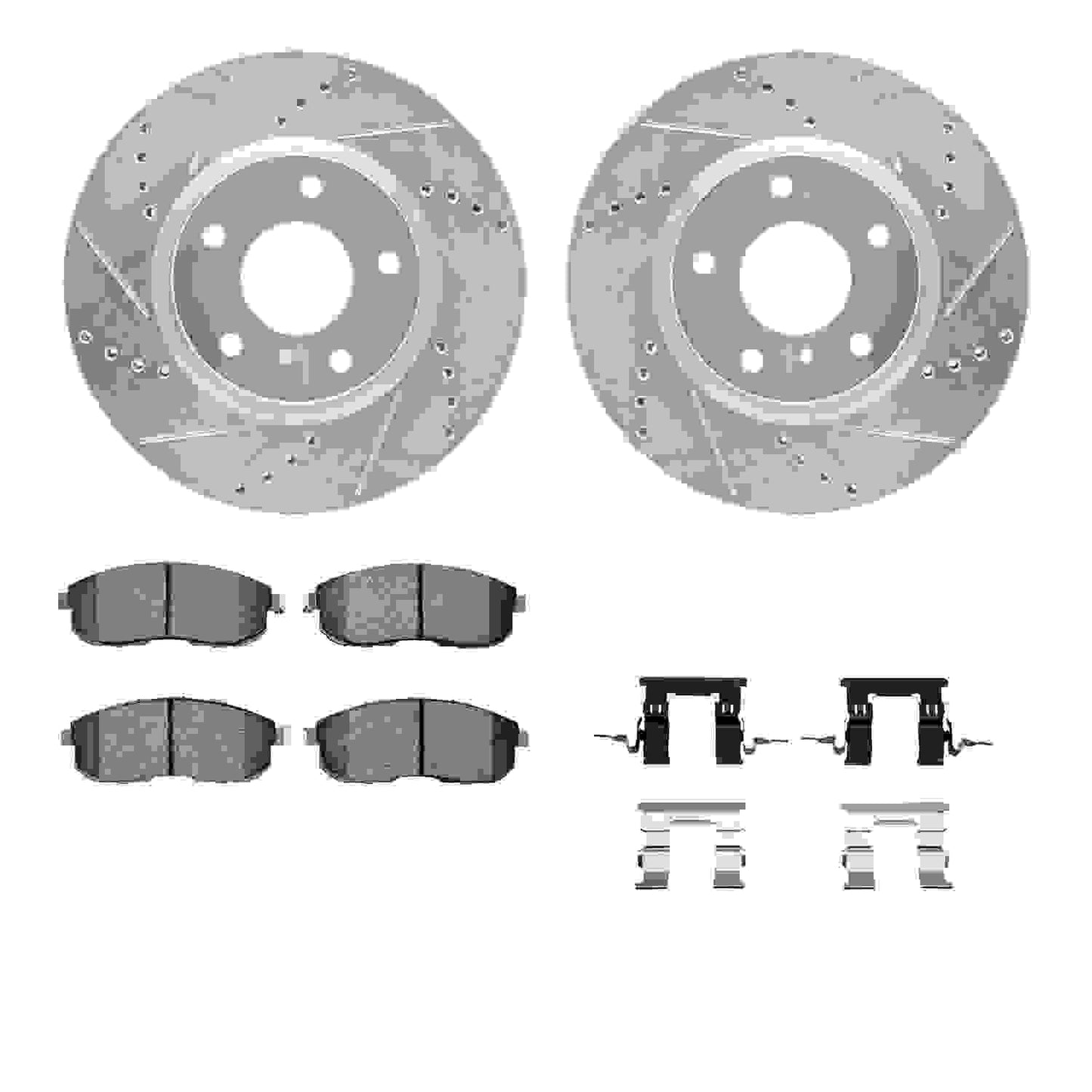 Dynamic Friction Company Disc Brake Kit 7612-68000