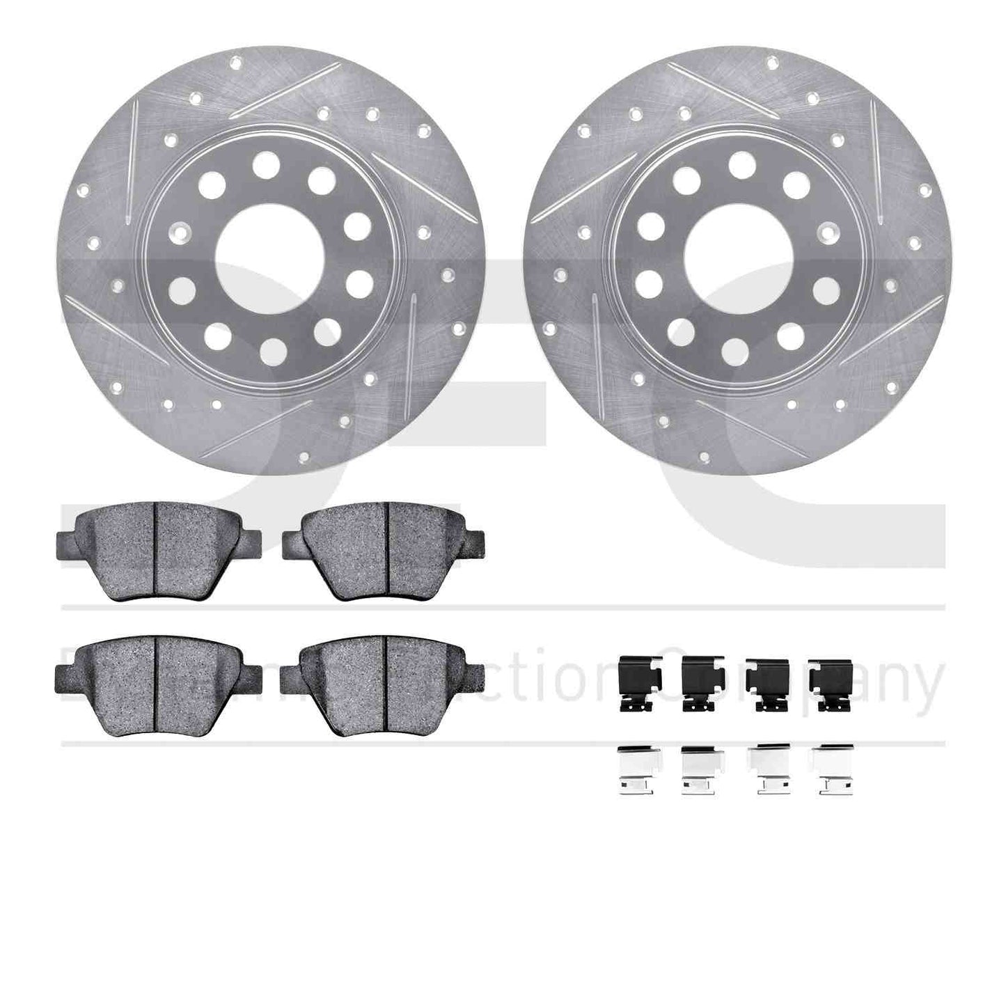 Dynamic Friction Company Disc Brake Kit 7612-74039