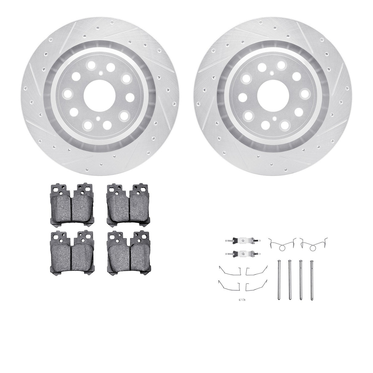 Dynamic Friction Company Disc Brake Kit 7612-75004