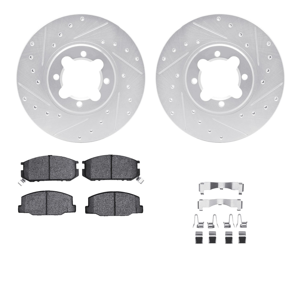 Dynamic Friction Company Disc Brake Kit 7612-76000