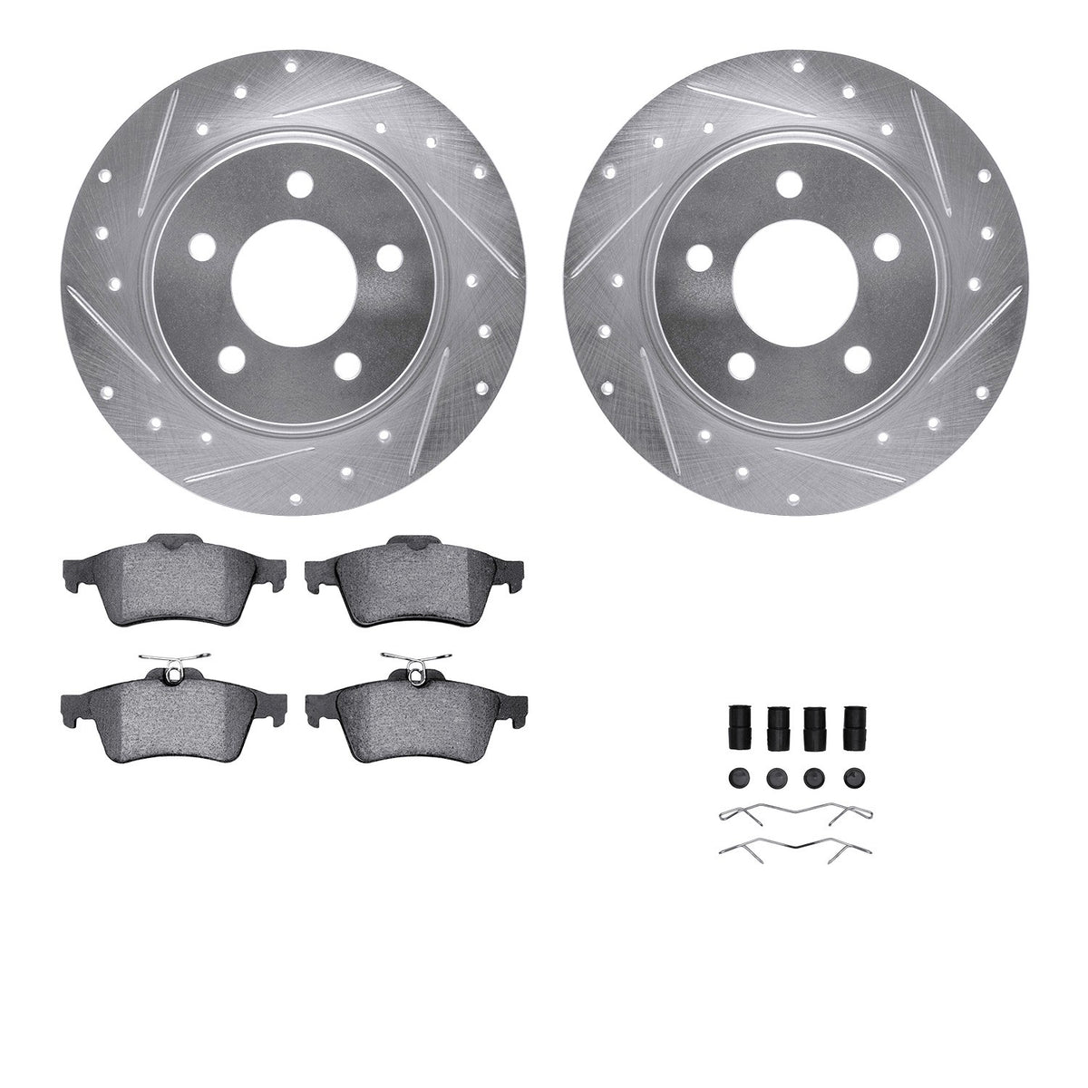 Dynamic Friction Company Disc Brake Kit 7612-80001