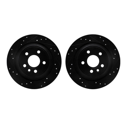 Dynamic Friction Company Disc Brake Rotor Set 8002-11018
