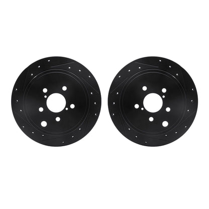 Dynamic Friction Company Disc Brake Rotor Set 8002-13026