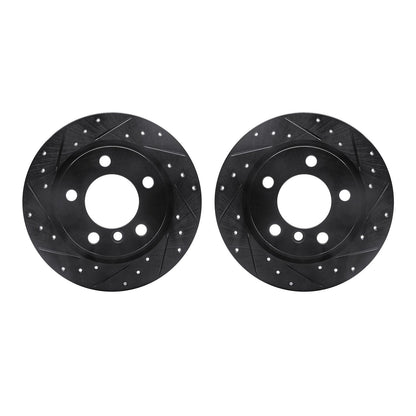 Dynamic Friction Company Disc Brake Rotor Set 8002-32018