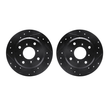 Dynamic Friction Company Disc Brake Rotor Set 8002-58018