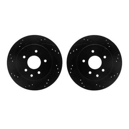 Dynamic Friction Company Disc Brake Rotor Set 8002-67081
