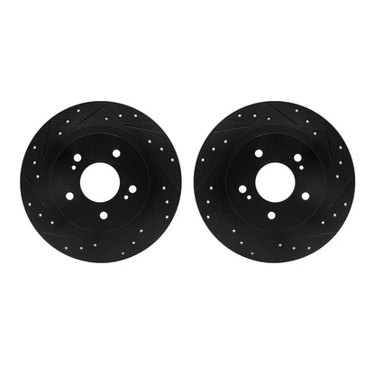 Dynamic Friction Company Disc Brake Rotor Set 8002-67086
