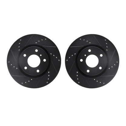 Dynamic Friction Company Disc Brake Rotor Set 8002-68002
