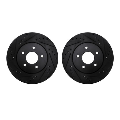 Dynamic Friction Company Disc Brake Rotor Set 8002-68018
