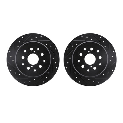 Dynamic Friction Company Disc Brake Rotor Set 8002-75025