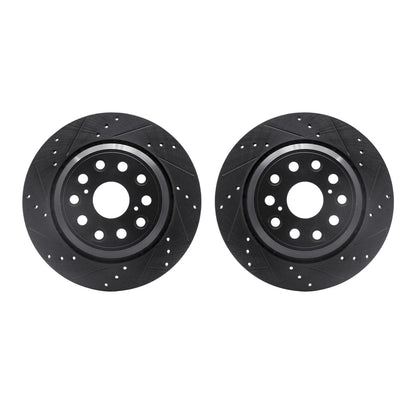 Dynamic Friction Company Disc Brake Rotor Set 8002-75033