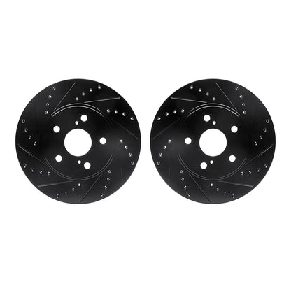 Dynamic Friction Company Disc Brake Rotor Set 8002-76008