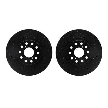 Dynamic Friction Company Disc Brake Rotor Set 8002-76089
