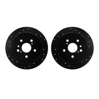 Dynamic Friction Company Disc Brake Rotor Set 8002-76148