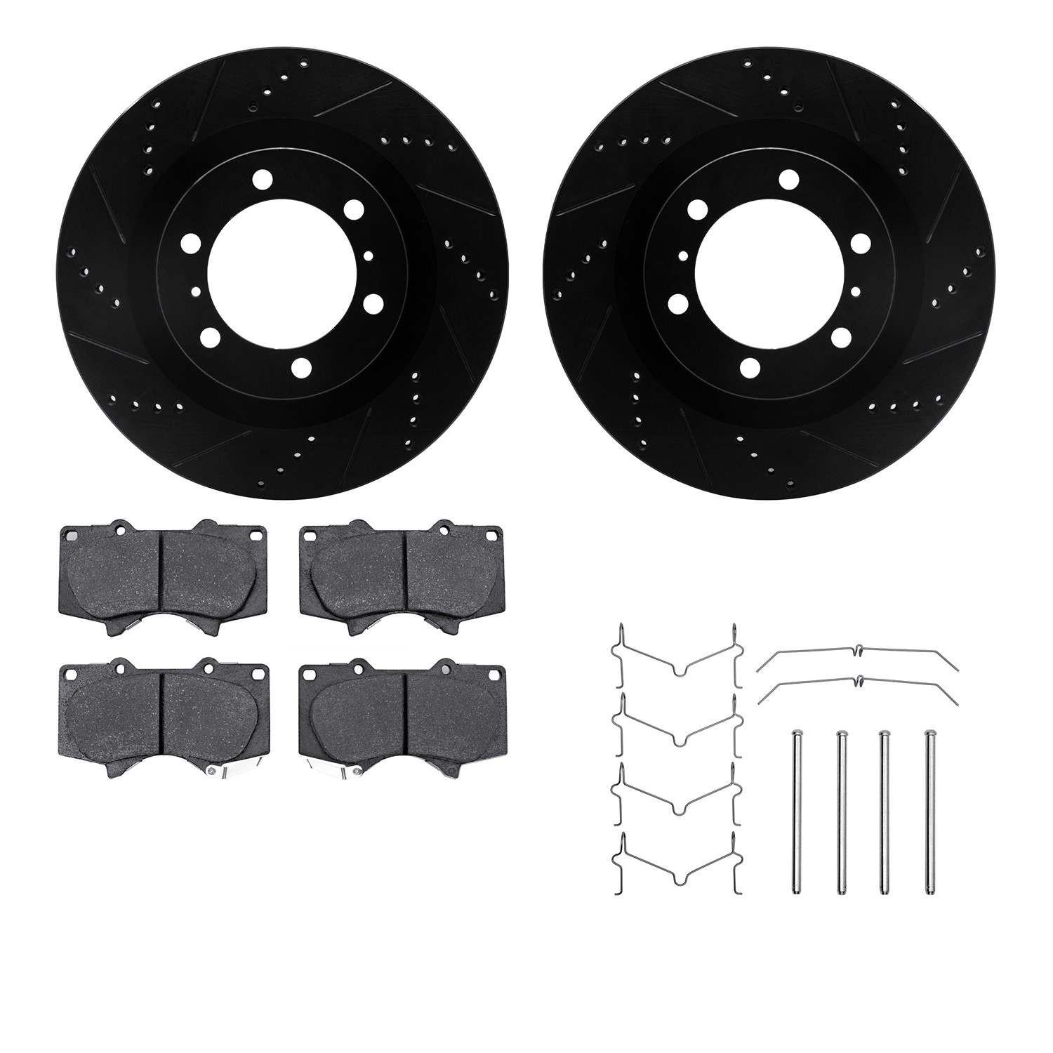 Dynamic Friction Company Disc Brake Kit 8212-76008