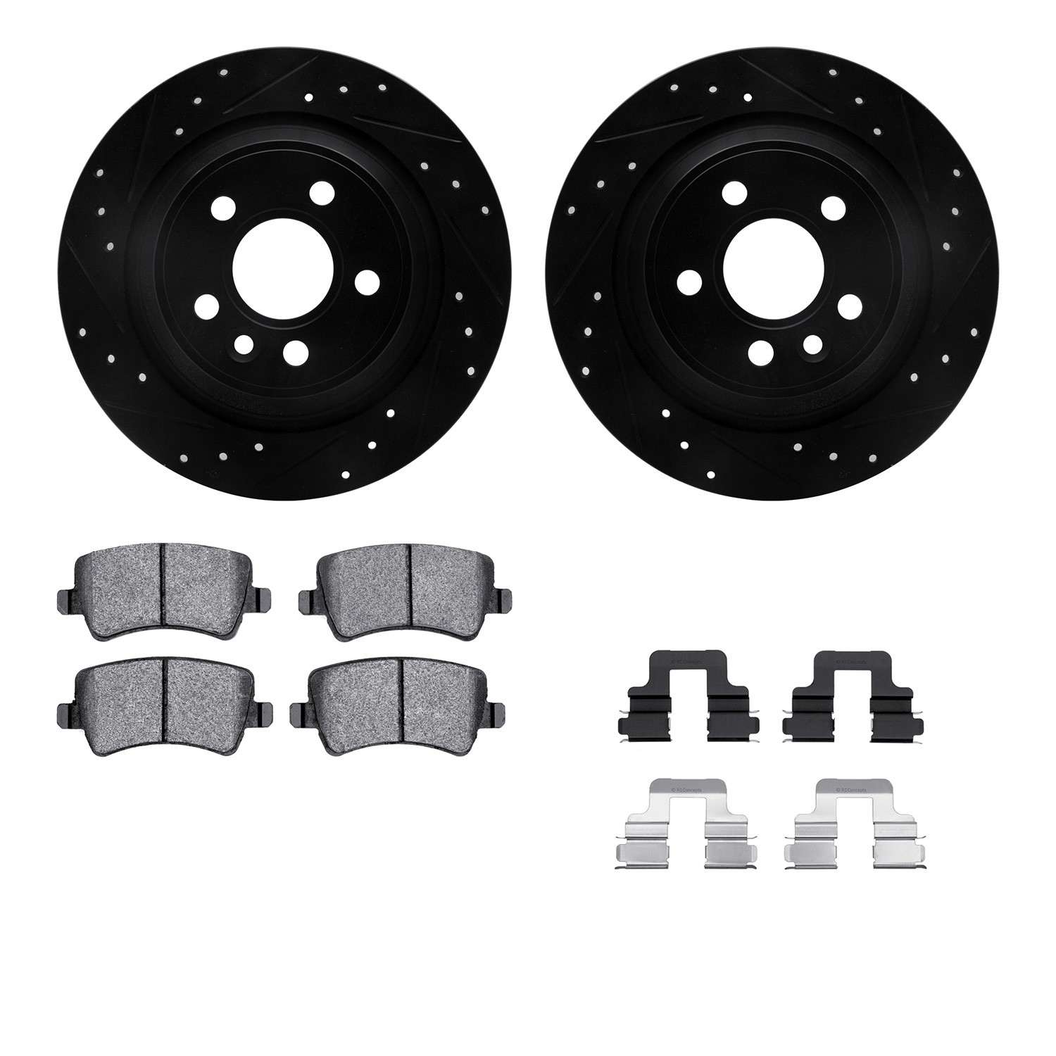 Dynamic Friction Company Disc Brake Kit 8312-11018