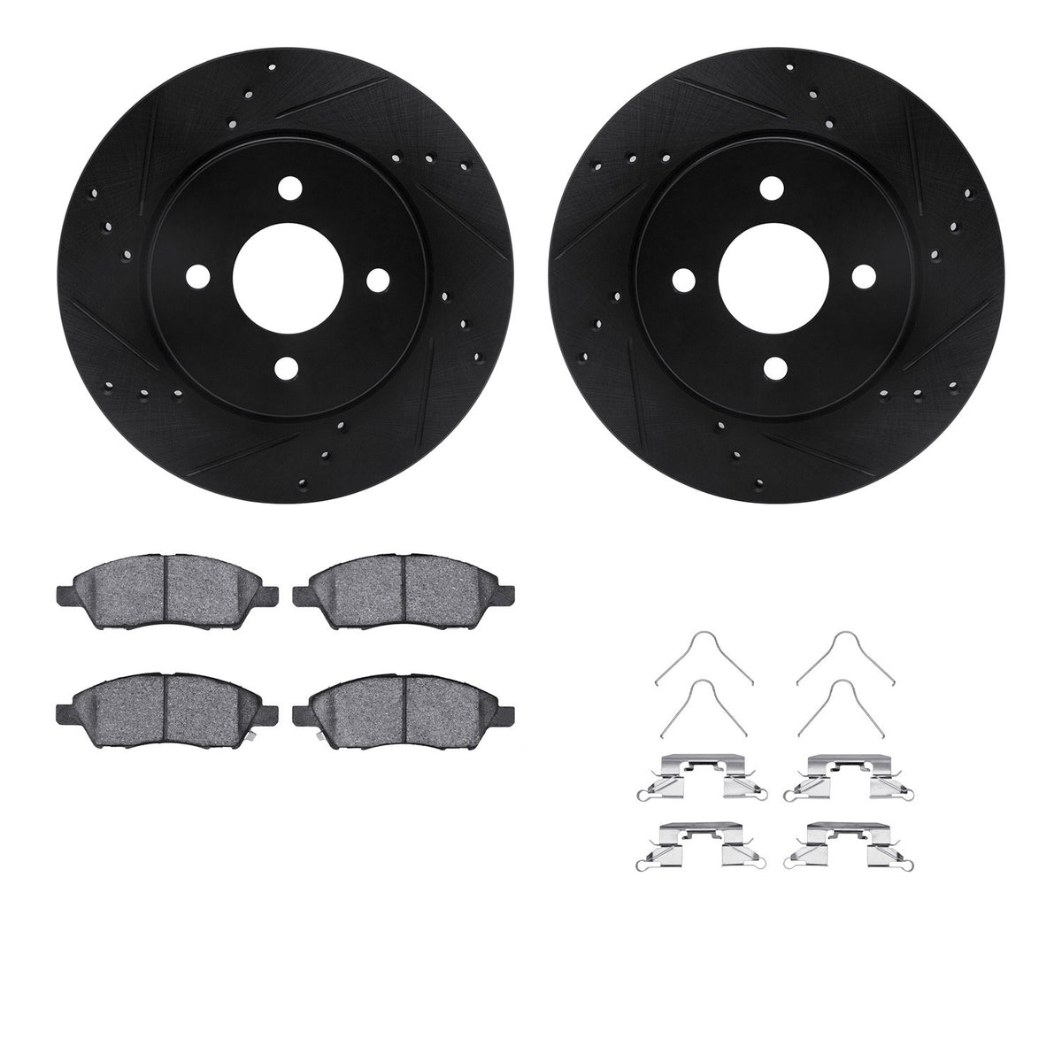 Dynamic Friction Company Disc Brake Kit 8312-67124