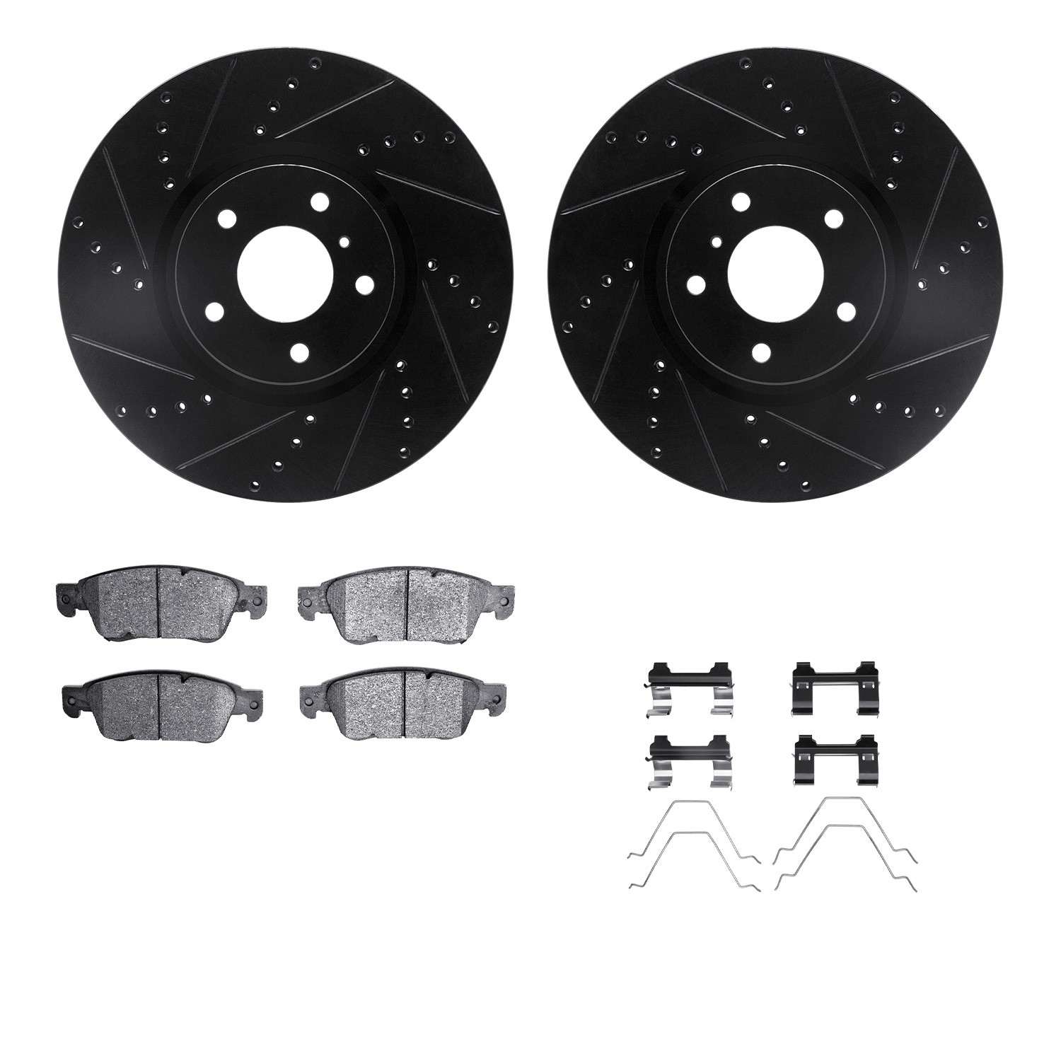 Dynamic Friction Company Disc Brake Kit 8312-68014