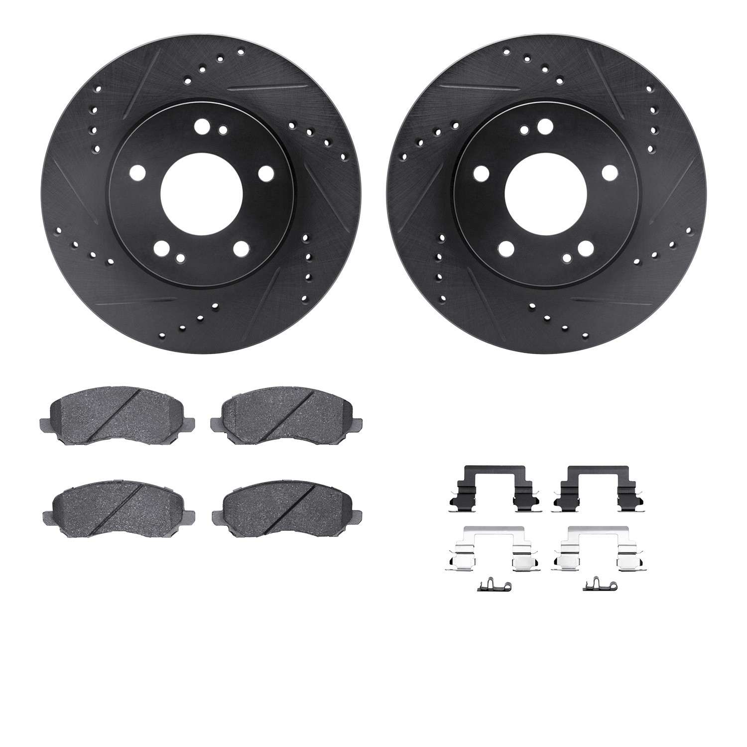 Dynamic Friction Company Disc Brake Kit 8312-72068