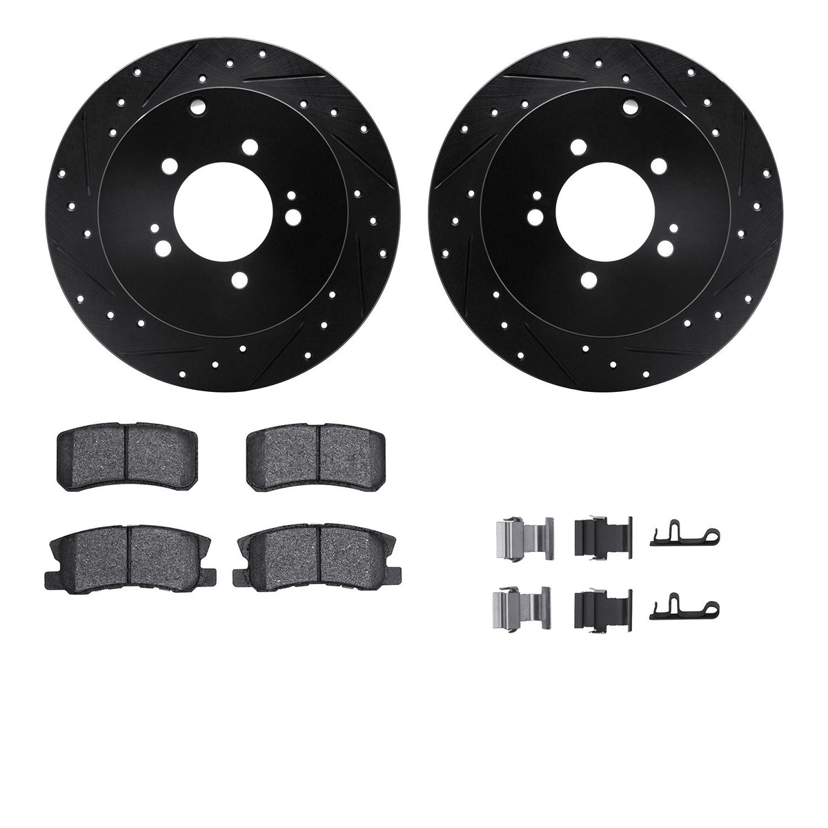 Dynamic Friction Company Disc Brake Kit 8312-72075