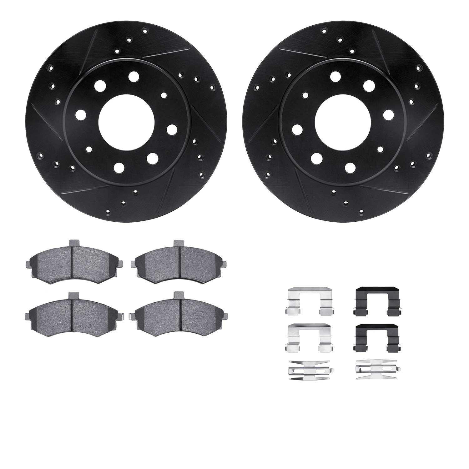 Dynamic Friction Company Disc Brake Kit 8312-72078