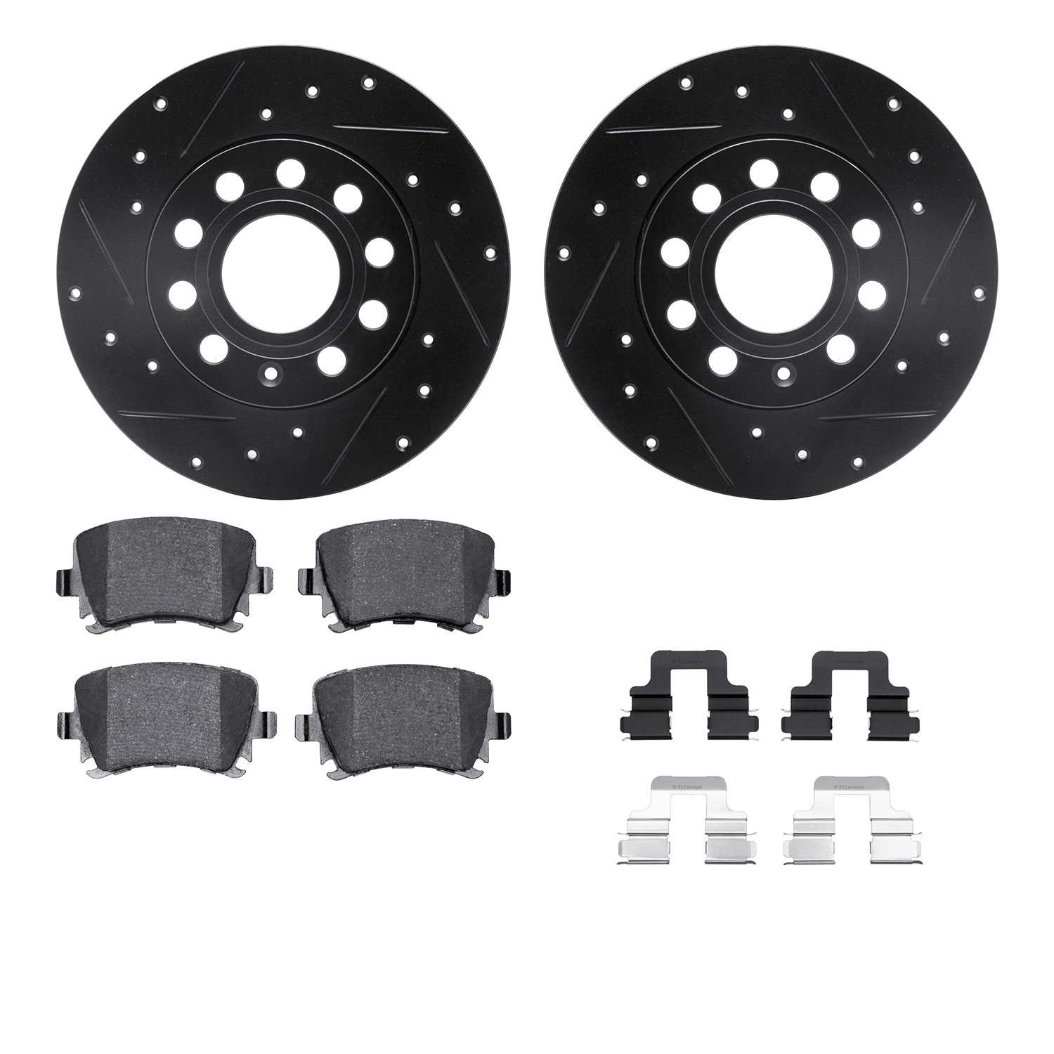 Dynamic Friction Company Disc Brake Kit 8312-74084