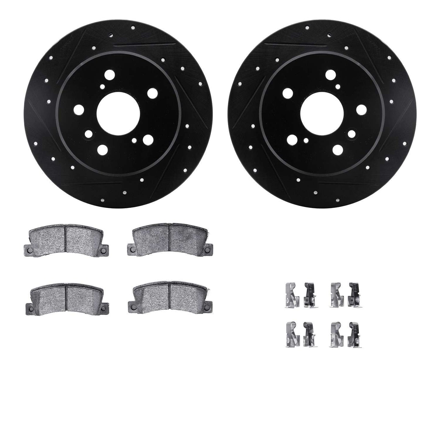 Dynamic Friction Company Disc Brake Kit 8312-76055