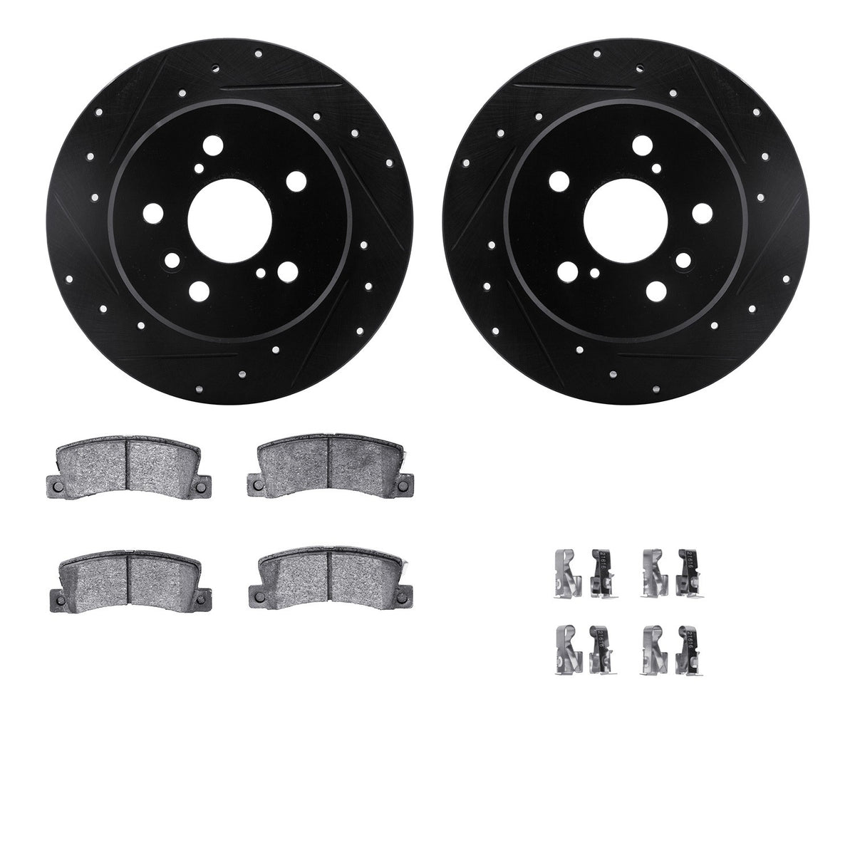 Dynamic Friction Company Disc Brake Kit 8312-76055
