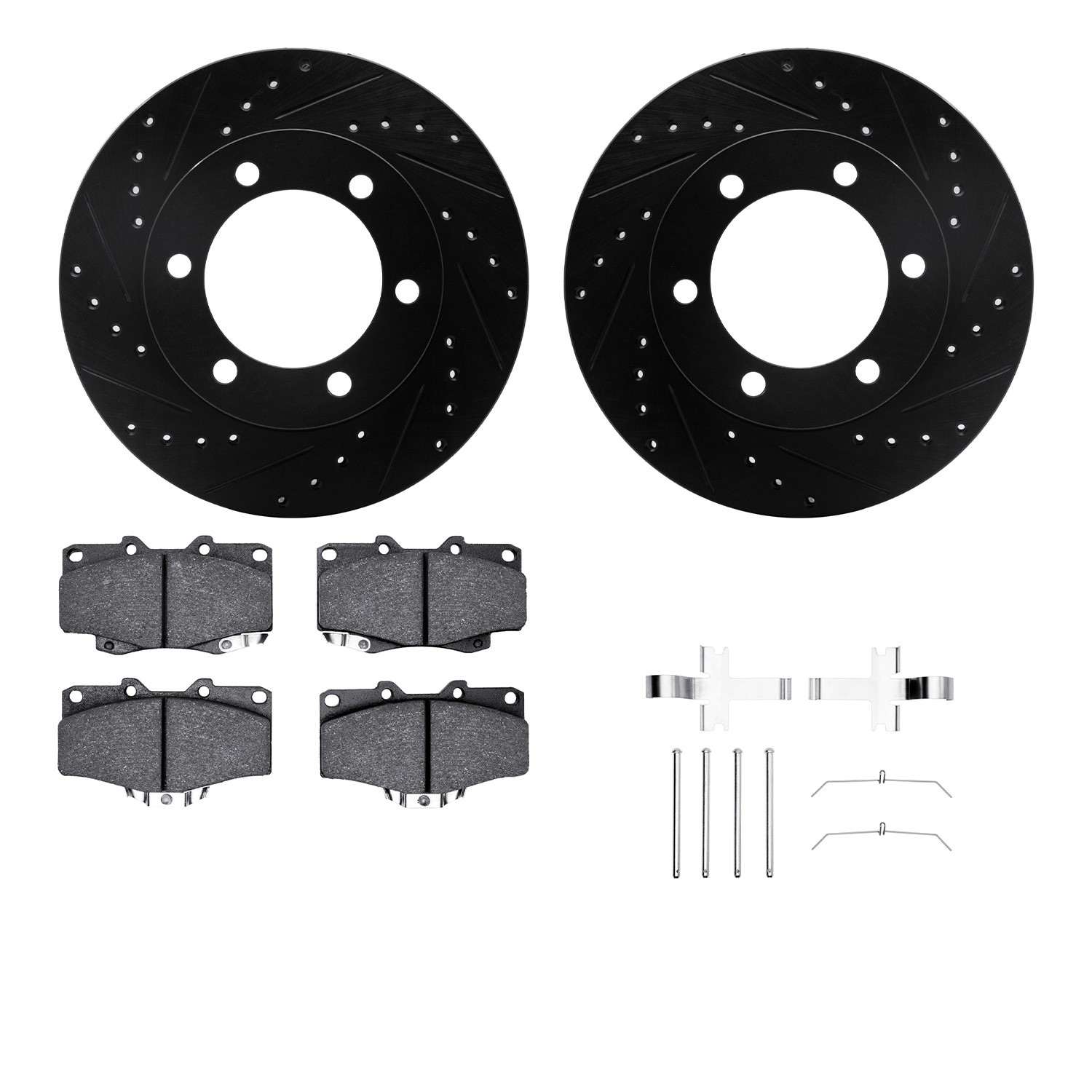 Dynamic Friction Company Disc Brake Kit 8312-76076