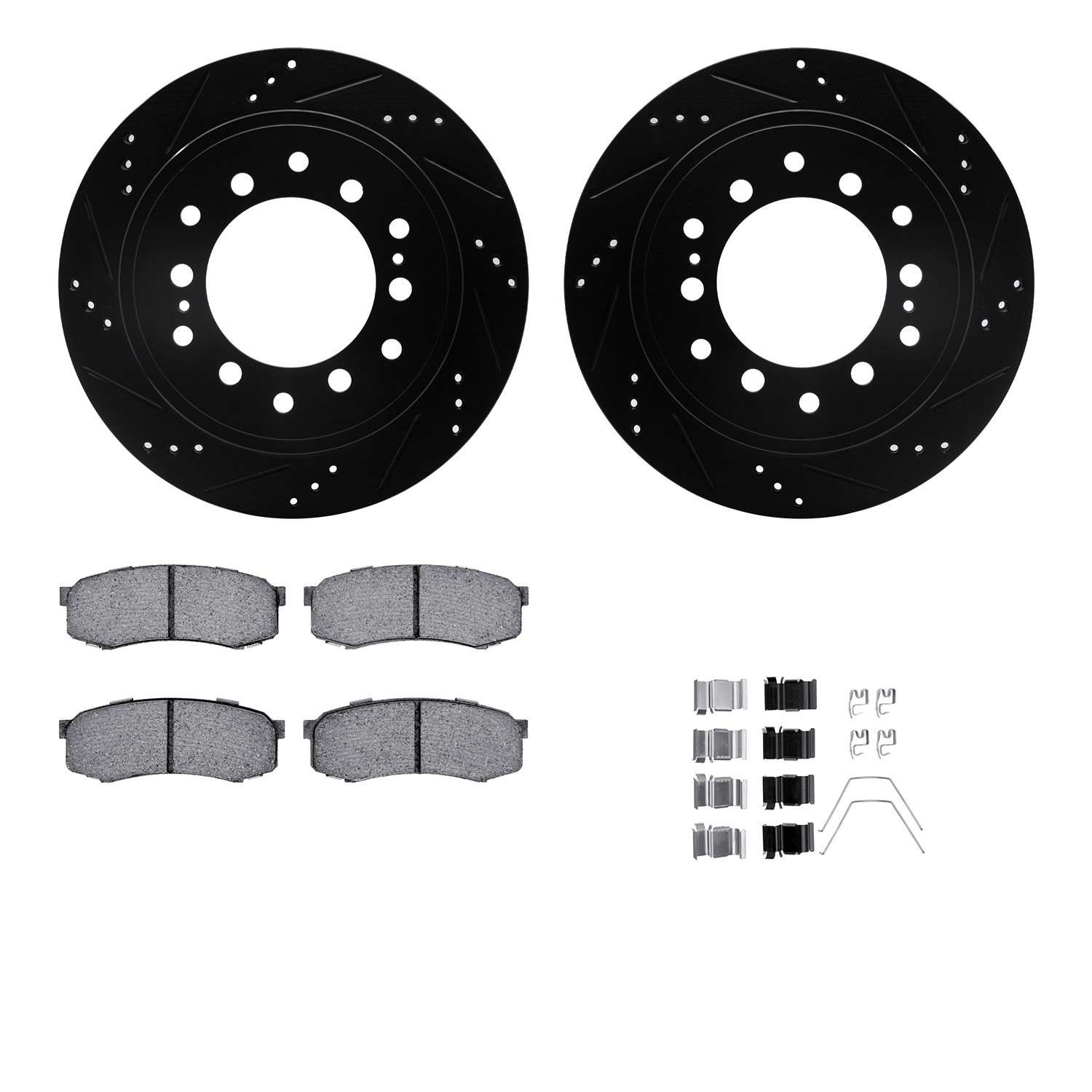 Dynamic Friction Company Disc Brake Kit 8312-76100