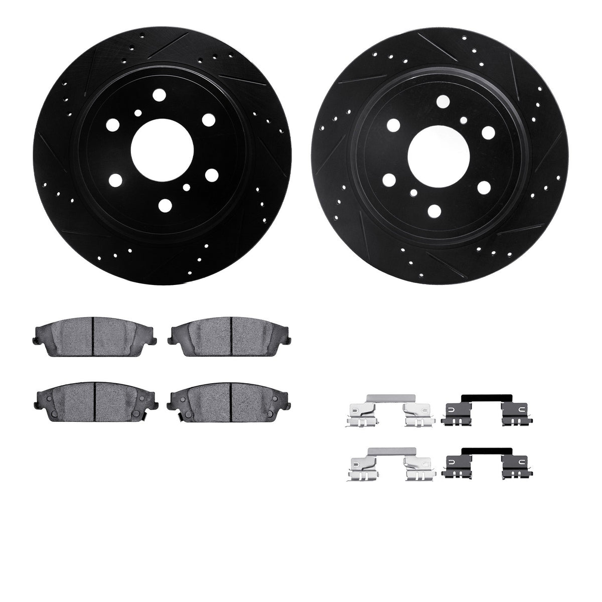 Dynamic Friction Company Disc Brake Kit 8412-48040