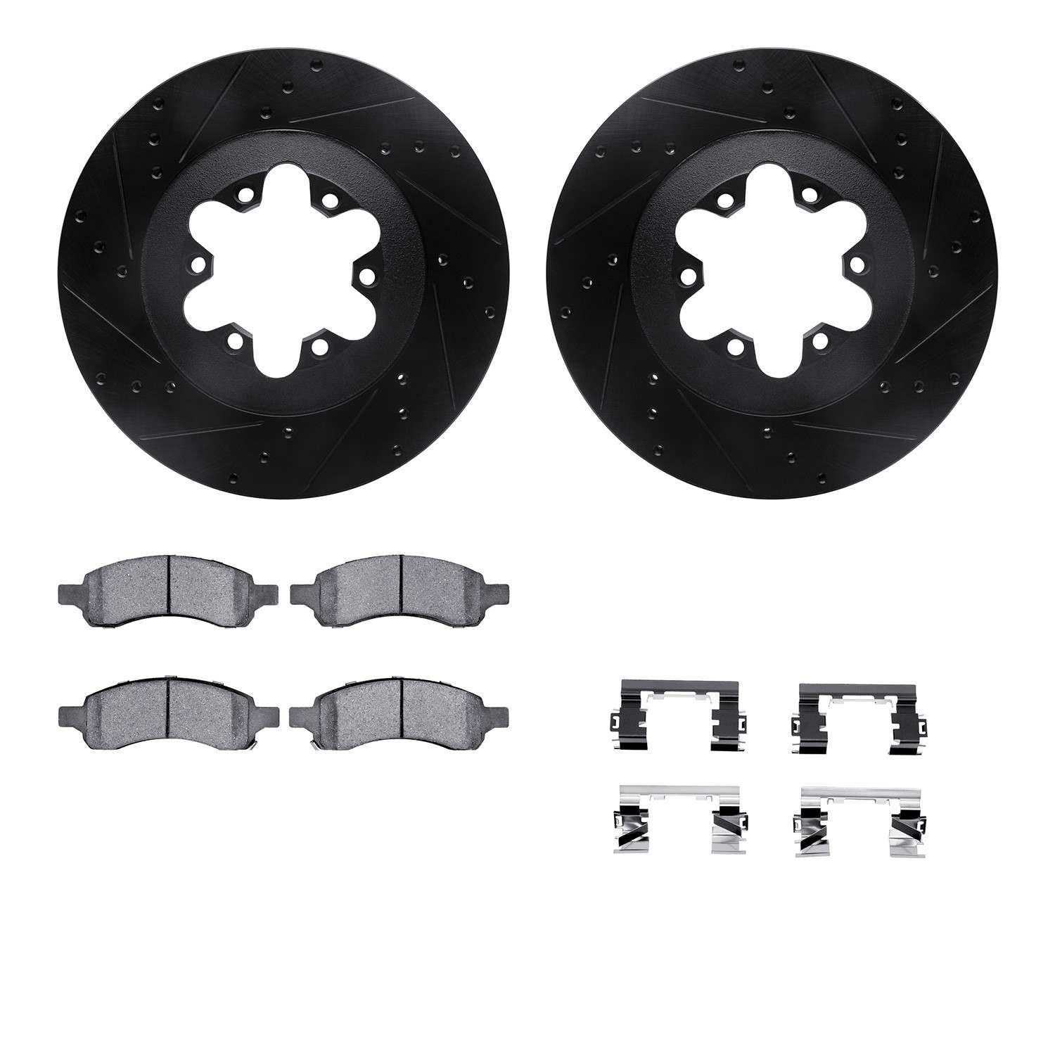 Dynamic Friction Company Disc Brake Kit 8412-48042