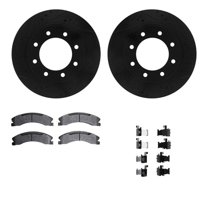 Dynamic Friction Company Disc Brake Kit 8412-67007