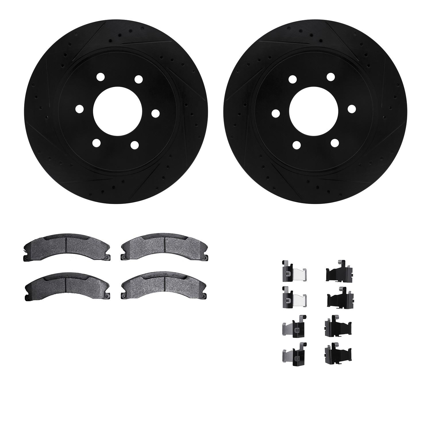 Dynamic Friction Company Disc Brake Kit 8412-67008