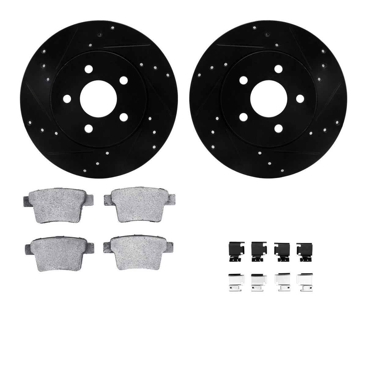 Dynamic Friction Company Disc Brake Kit 8512-20008