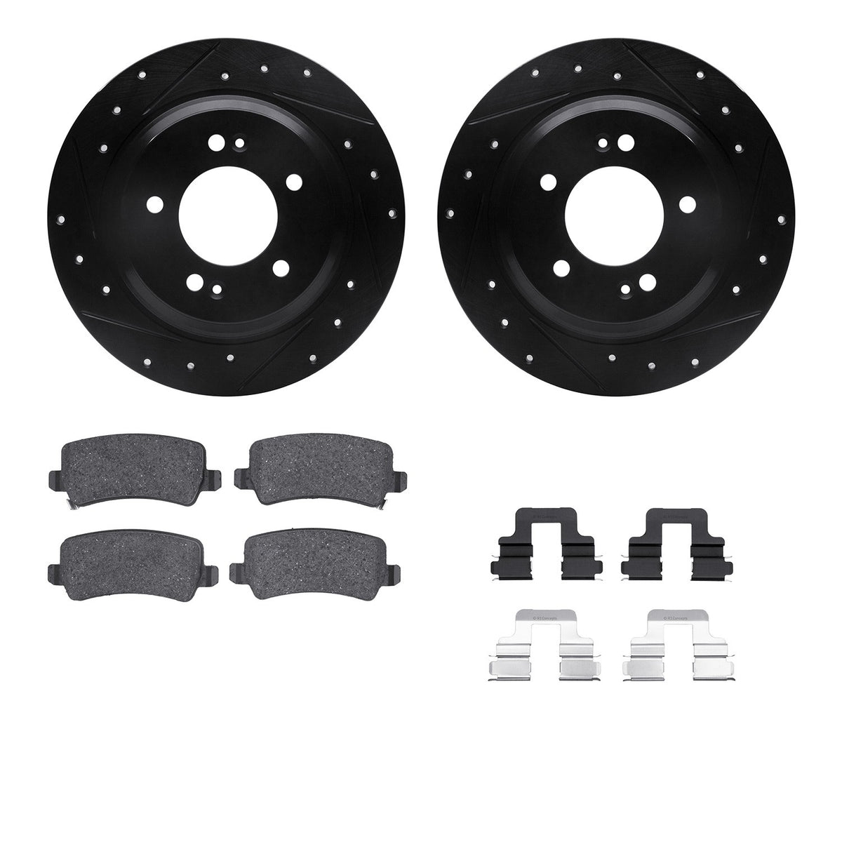 Dynamic Friction Company Disc Brake Kit 8512-21023