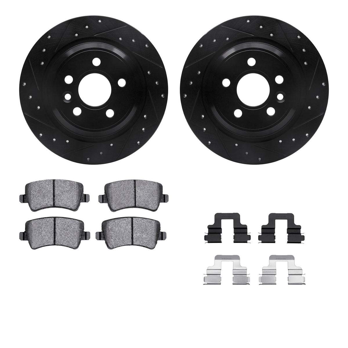 Dynamic Friction Company Disc Brake Kit 8512-27042
