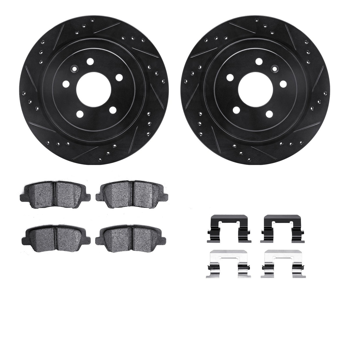 Dynamic Friction Company Disc Brake Kit 8512-46027