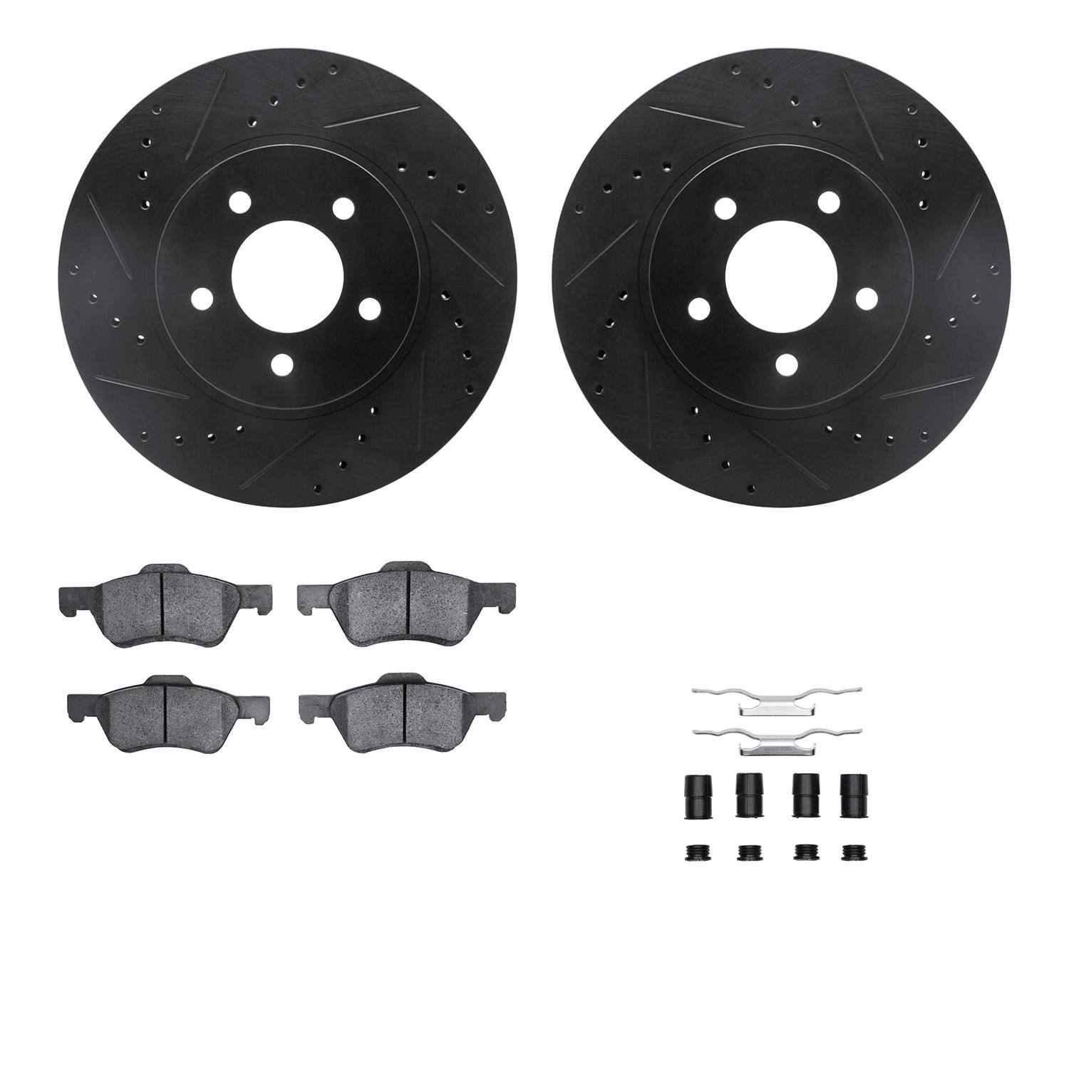 Dynamic Friction Company Disc Brake Kit 8512-54170