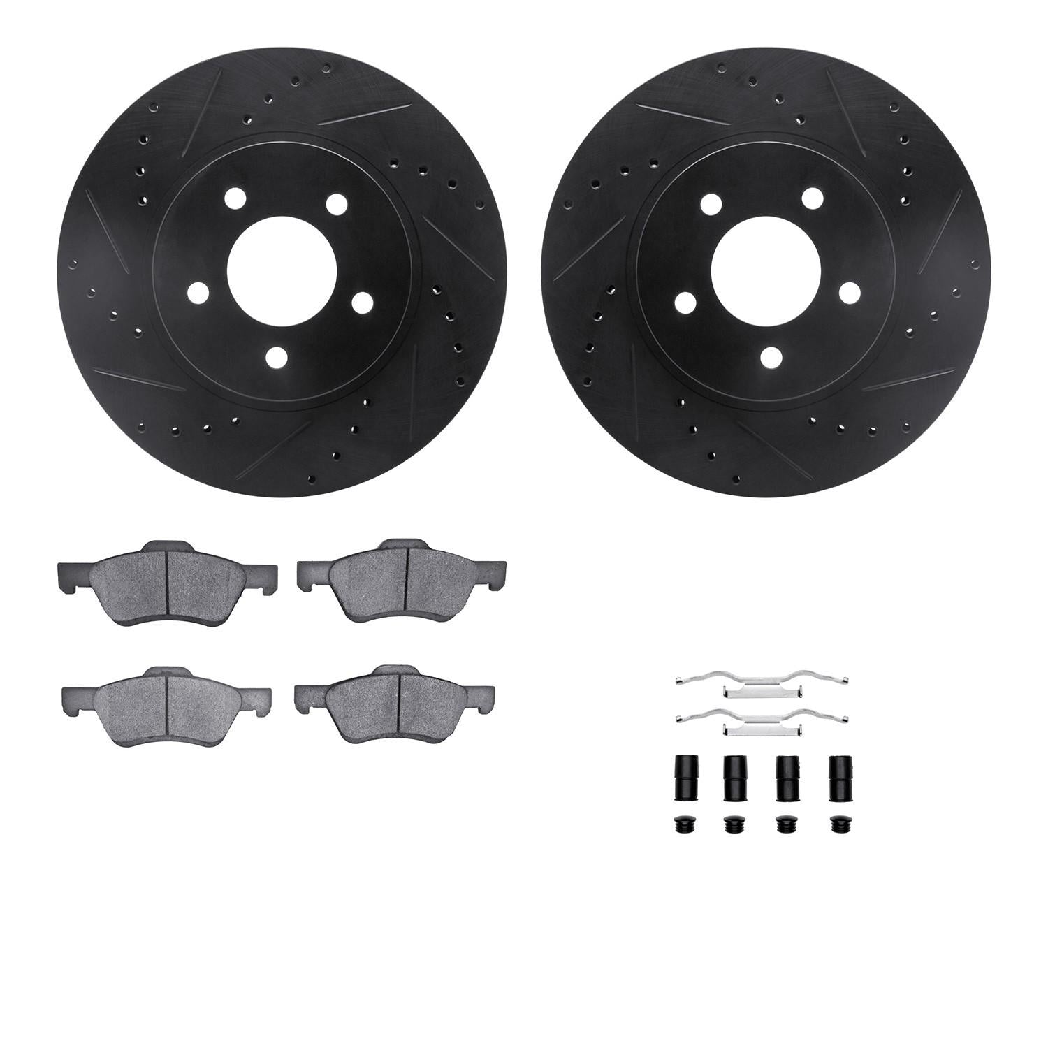 Dynamic Friction Company Disc Brake Kit 8512-54172