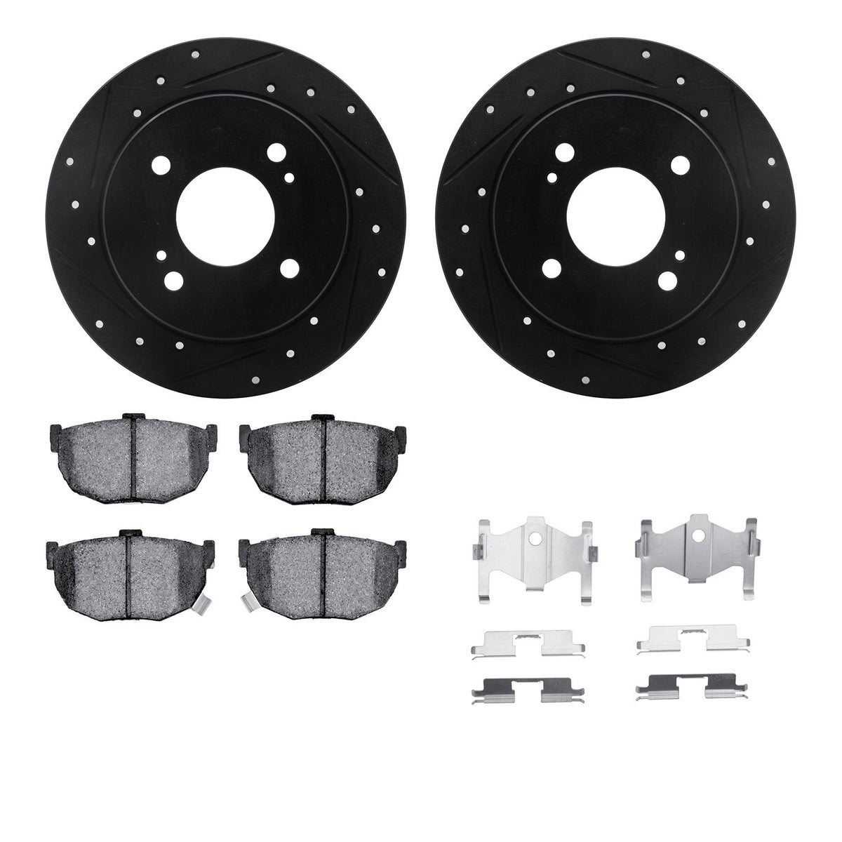 Dynamic Friction Company Disc Brake Kit 8512-67012