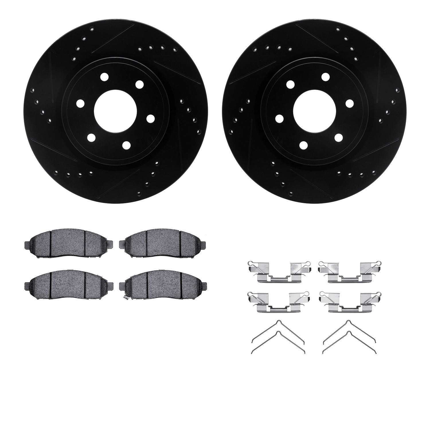 Dynamic Friction Company Disc Brake Kit 8512-67107