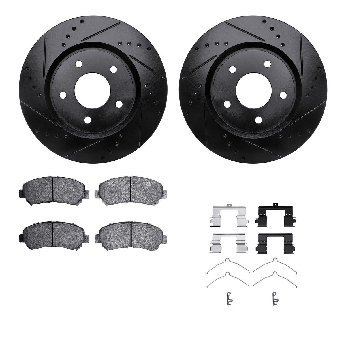 Dynamic Friction Company Disc Brake Kit 8512-67116