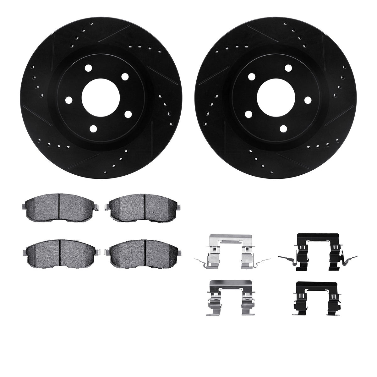 Dynamic Friction Company Disc Brake Kit 8512-67376