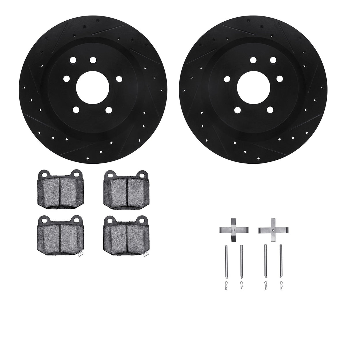 Dynamic Friction Company Disc Brake Kit 8512-68009
