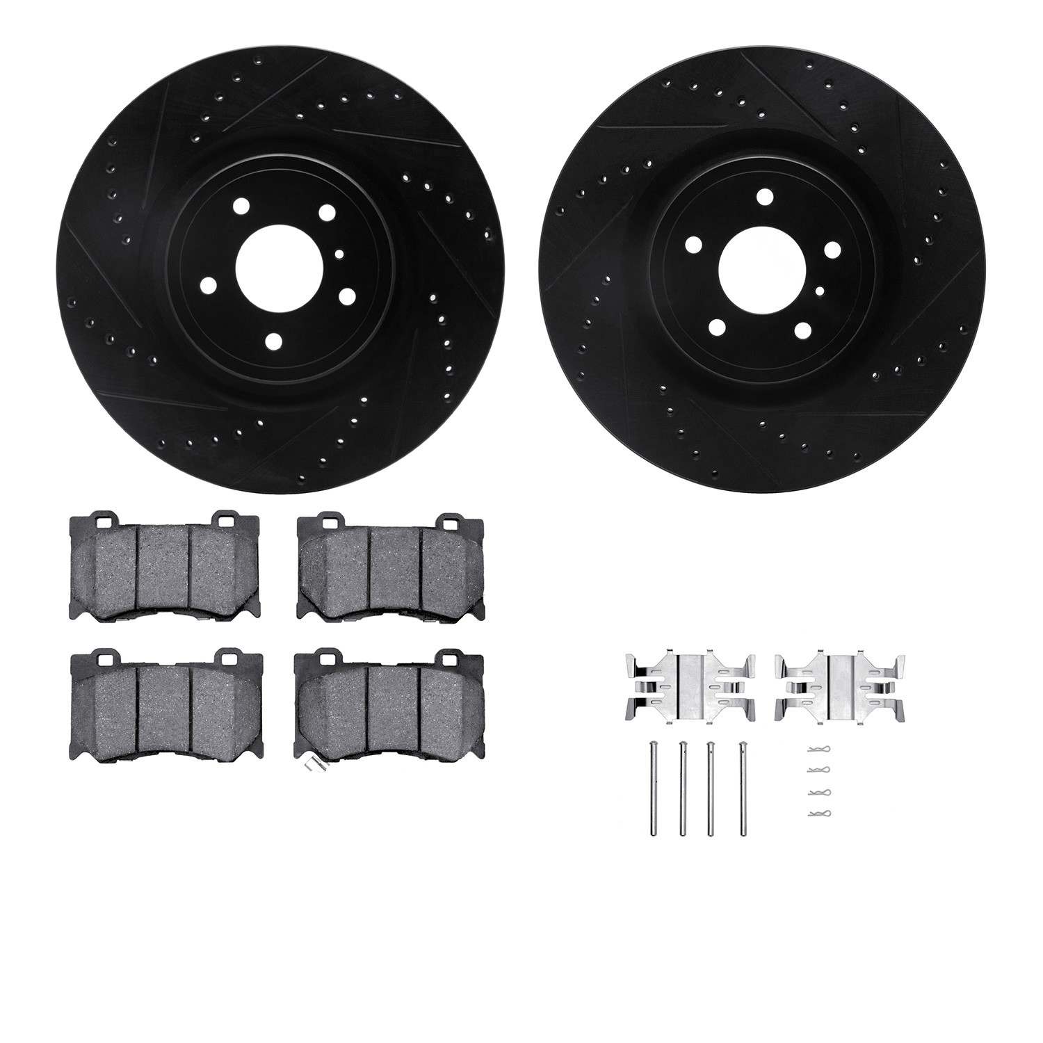 Dynamic Friction Company Disc Brake Kit 8512-68015