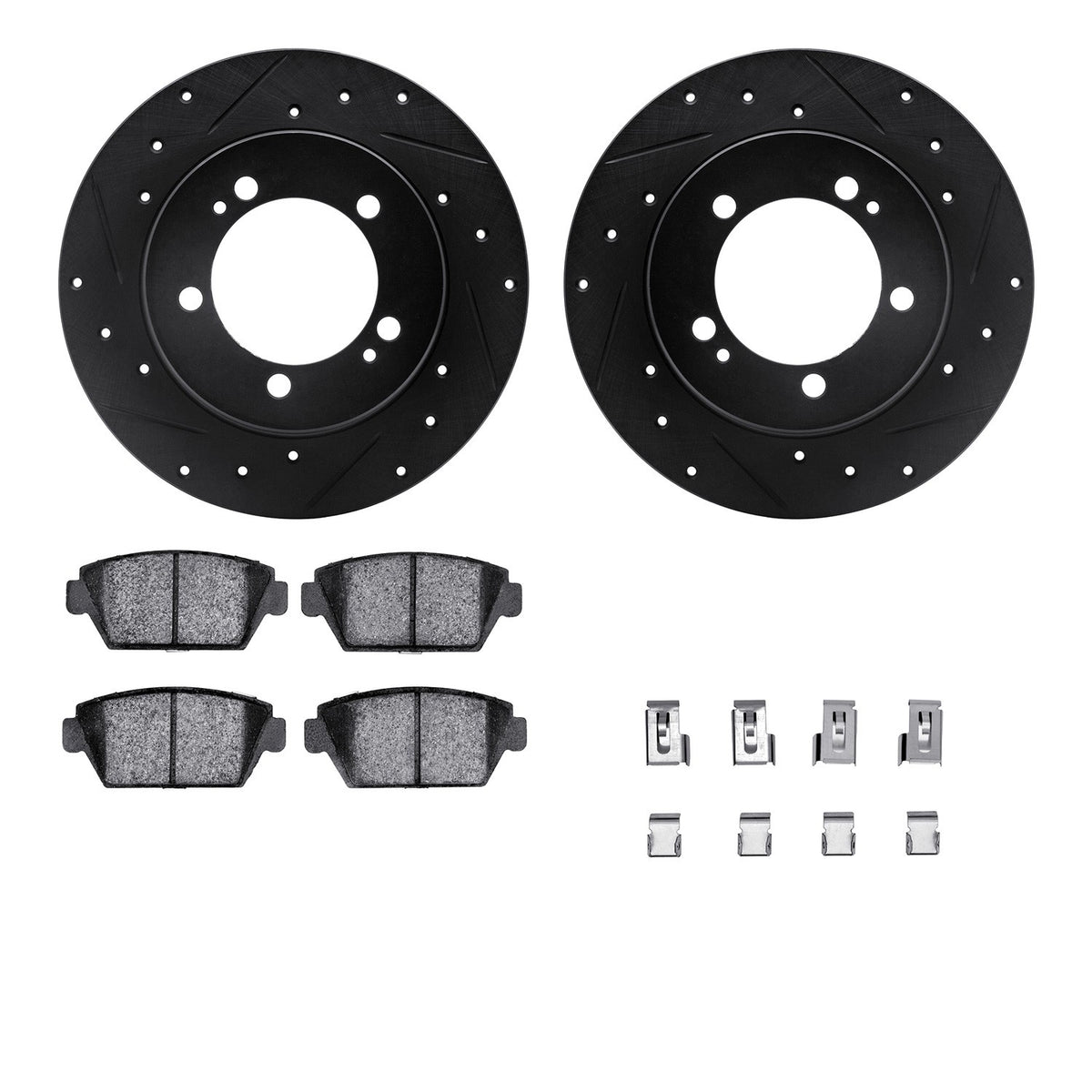 Dynamic Friction Company Disc Brake Kit 8512-72018