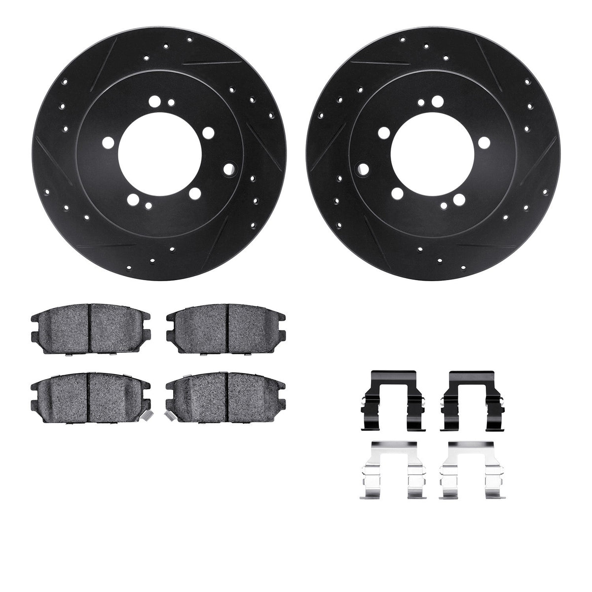 Dynamic Friction Company Disc Brake Kit 8512-72027